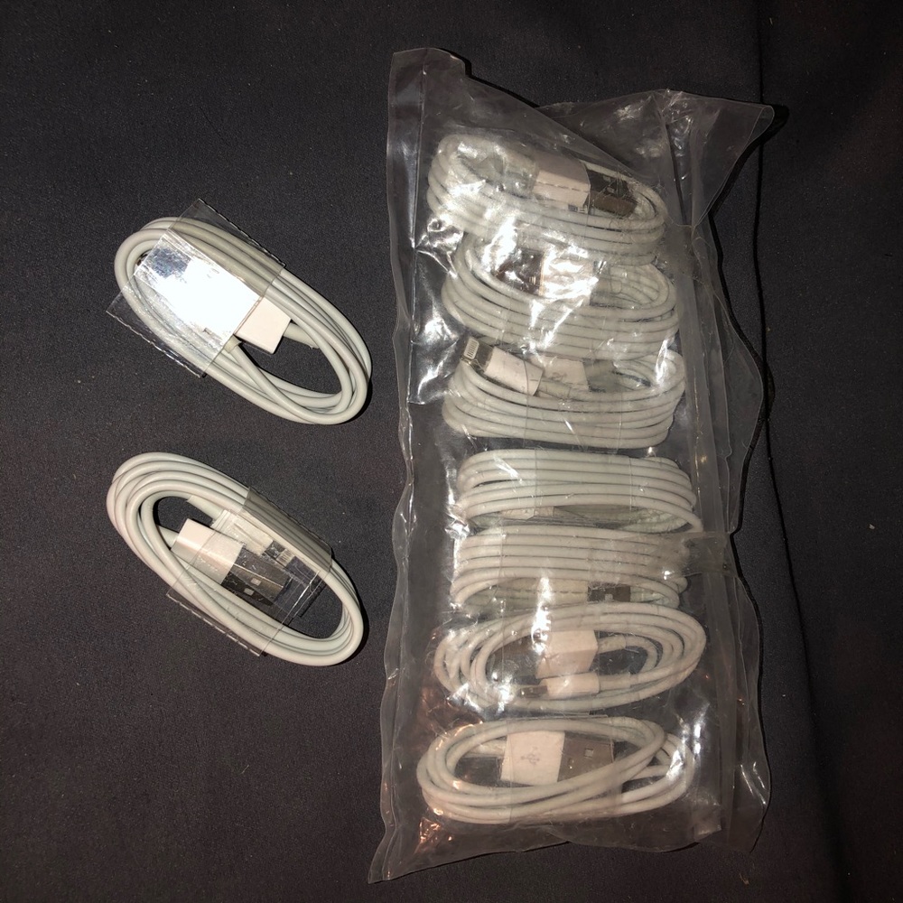 Apple power cables (lot of 9)